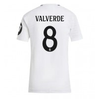 Real Madrid Federico Valverde #8 Fußballbekleidung Heimtrikot Damen 2024-25 Kurzarm